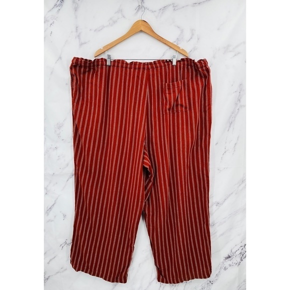 Sonoma Linen Striped Lightweight Wide Leg Pants - Picture 3 of 3